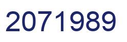 Número 2071989 imagen azul
