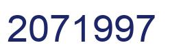 Número 2071997 imagen azul