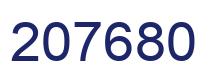 Número 207680 imagen azul