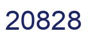 Número 20828 imagen azul
