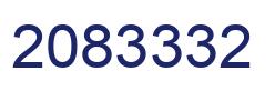 Number 2083332 blue image