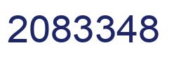 Número 2083348 imagen azul