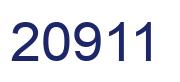 Number 20911 blue image