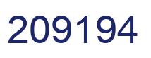 Número 209194 imagen azul