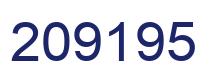 Número 209195 imagen azul