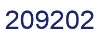 Number 209202 blue image