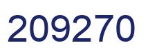 Número 209270 imagen azul