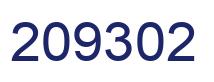 Number 209302 blue image