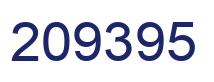 Número 209395 imagen azul