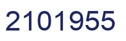 Number 2101955 blue image