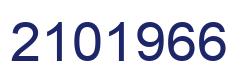 Number 2101966 blue image