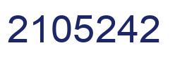 Número 2105242 imagen azul