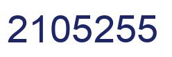 Número 2105255 imagen azul