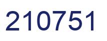 Número 210751 imagen azul