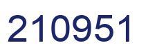 Número 210951 imagen azul