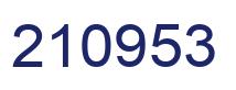 Número 210953 imagen azul