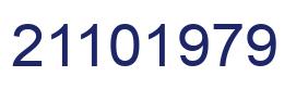 Number 21101979 blue image