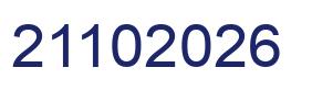 Number 21102026 blue image