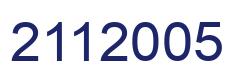 Número 2112005 imagen azul