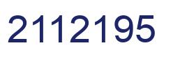 Número 2112195 imagen azul
