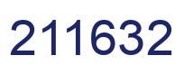 Number 211632 blue image