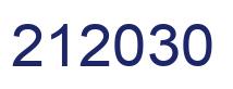 Number 212030 blue image
