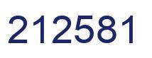 Número 212581 imagen azul