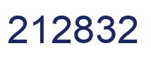 Number 212832 blue image