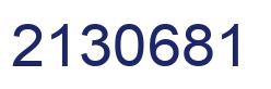 Número 2130681 imagen azul