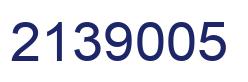 Número 2139005 imagen azul