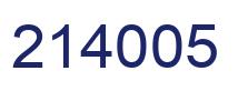 Número 214005 imagen azul