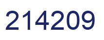 Número 214209 imagen azul