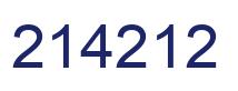 Número 214212 imagen azul