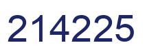 Número 214225 imagen azul