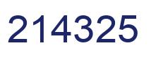 Número 214325 imagen azul