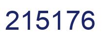 Number 215176 blue image