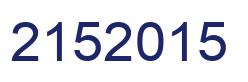 Número 2152015 imagen azul
