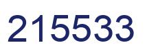 Número 215533 imagen azul