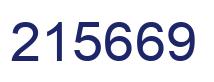 Número 215669 imagen azul