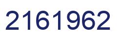 Número 2161962 imagen azul