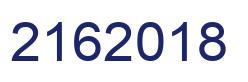 Number 2162018 blue image