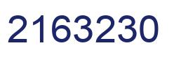 Number 2163230 blue image