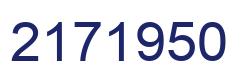Número 2171950 imagen azul