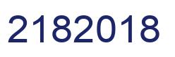 Number 2182018 blue image