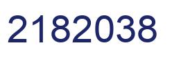 Number 2182038 blue image