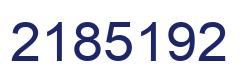 Número 2185192 imagen azul