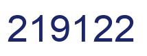 Number 219122 blue image