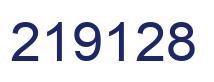 Number 219128 blue image