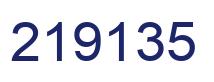 Number 219135 blue image