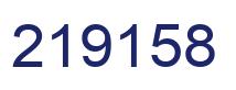 Número 219158 imagen azul